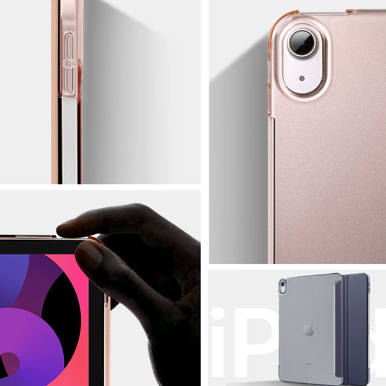 【ガラスフィルム&タッチペン付き】全16カラー|シンプルデザイン iPadケース