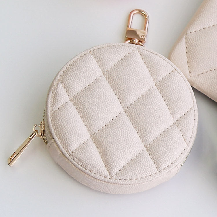 ゴールドカラビナ付き|キルティング柄【8色展開】|ミニコインケース