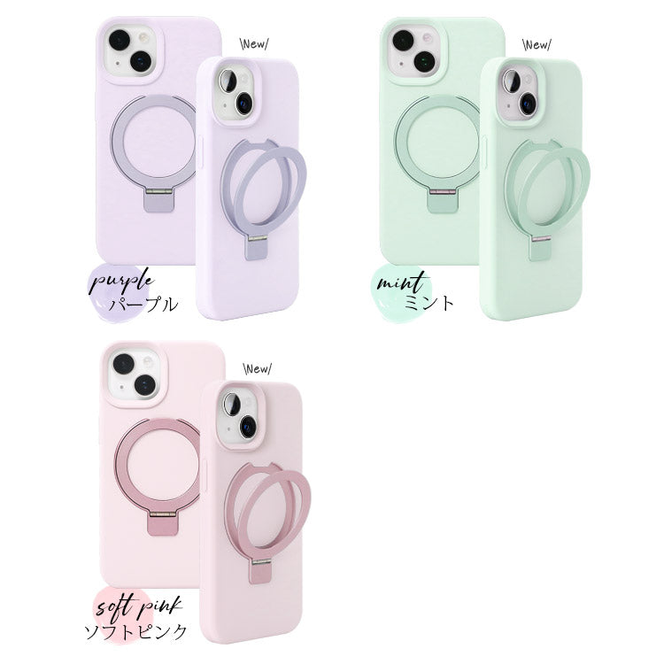 【ショルダーストラッププレゼント】MagSafe対応|リキッドシリコンiPhoneケース