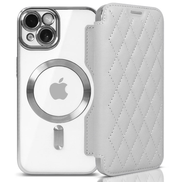 MagSafe対応手帳型キルティングiPhoneケース