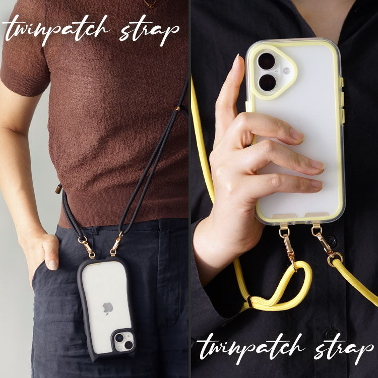 2点吊り用ストラップホルダー付きカラーショルダーストラップ