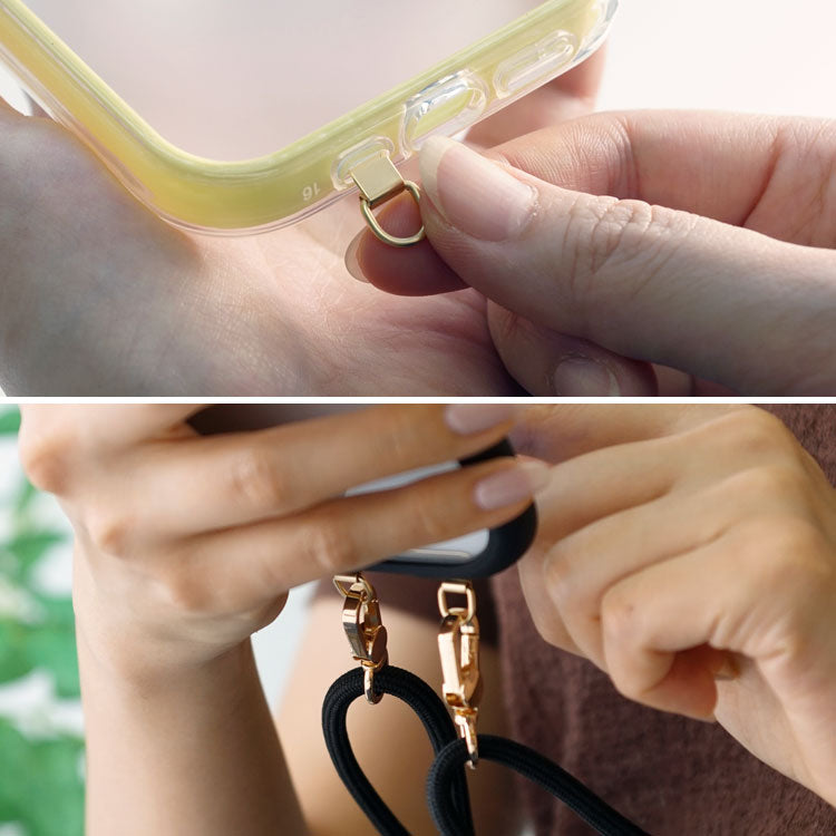 2点吊り用ストラップホルダー付きカラーショルダーストラップ