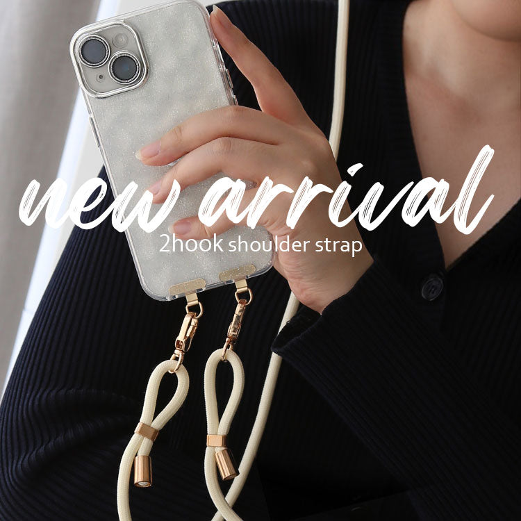 2点吊り用ストラップホルダー付きカラーショルダーストラップ