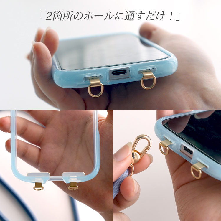 2点吊り用ストラップホルダー付きカラーショルダーストラップ