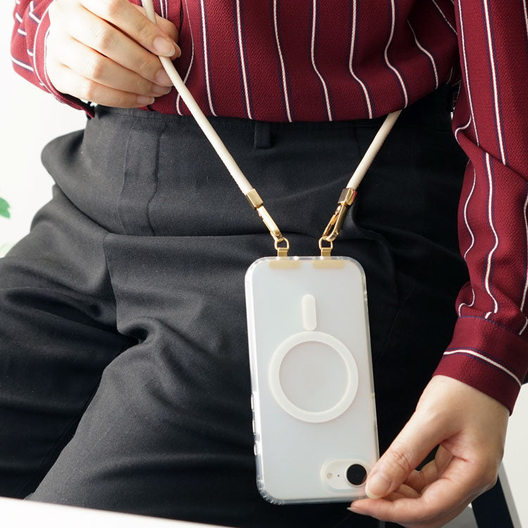 2点吊り用ストラップホルダー付きカラーショルダーストラップ