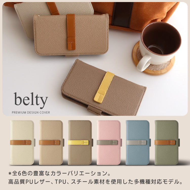 くすみカラー ｜ストラップホール付き｜ 収納ポケット｜手帳型 iPhoneケース