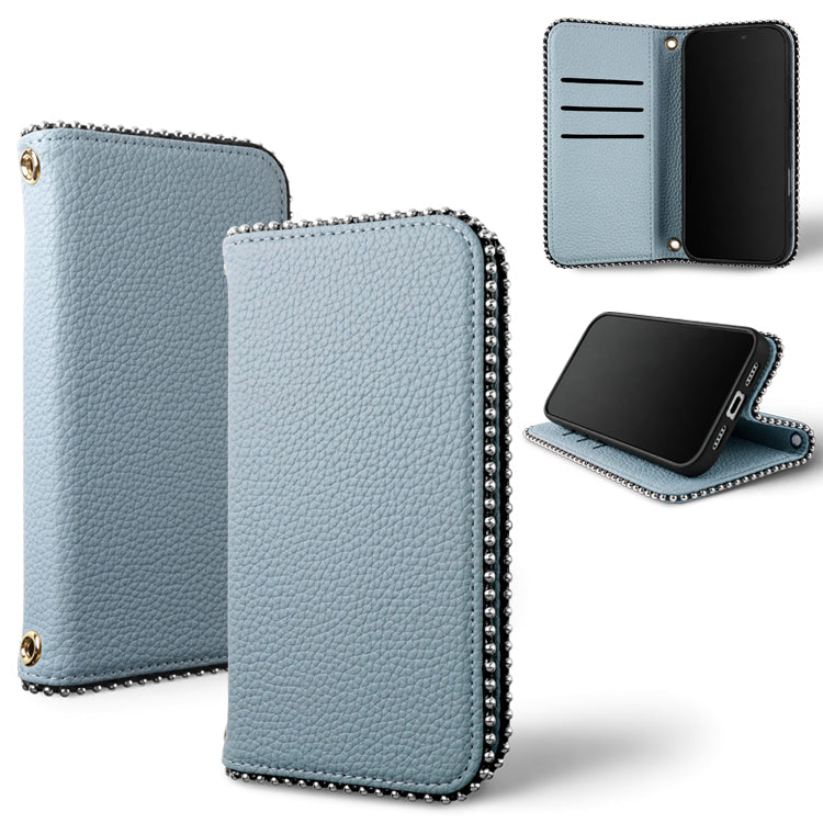 くすみカラー ｜ストラップホール付き｜ 収納ポケット｜手帳型 iPhoneケース