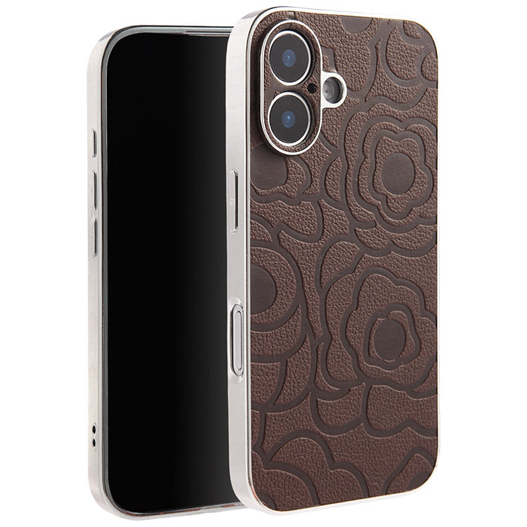 《選べる単品 or リストストラップセット（ショルダー特典つき）》カメリア柄 iPhoneケース｜【CAMÉLIE】大人かわいい10色展開