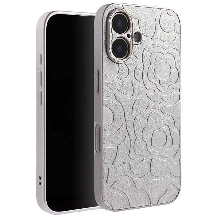 《選べる単品 or リストストラップセット（ショルダー特典つき）》カメリア柄 iPhoneケース｜【CAMÉLIE】大人かわいい10色展開