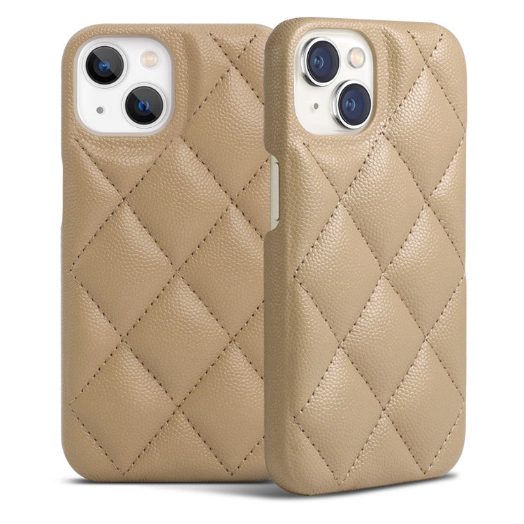 PUレザーキルティングiPhoneケース（背面ポケットなし）｜トレンド