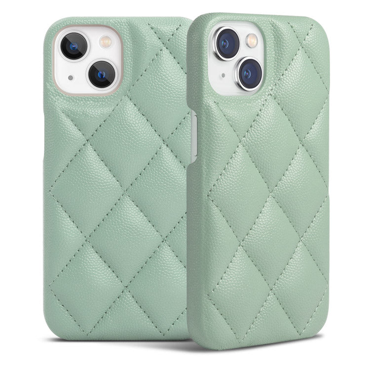 PUレザーキルティングiPhoneケース（背面ポケットなし