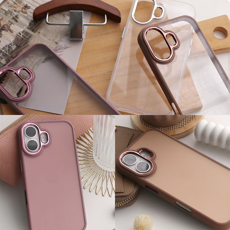 背面マットiPhoneケース｜人気のくすみカラー[iPhone16/15/14/13シリーズ]
