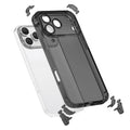 【ストラップセット or ケース単品】4カラー｜ストラップホール付け替え可能｜4WAYクリアiPhoneケース