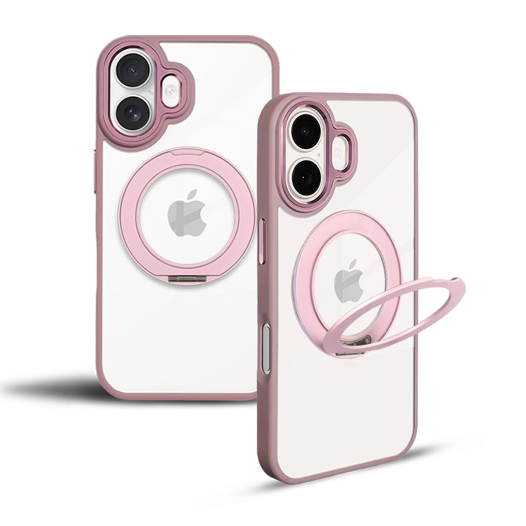 【クリアケース+MagSafeリングセット】ニュアンスカラーで魅せる ユニセックス iPhoneケース