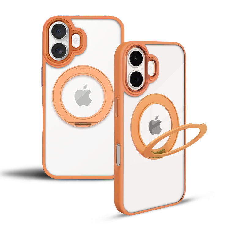【クリアケース+MagSafeリングセット】ニュアンスカラーで魅せる ユニセックス iPhoneケース
