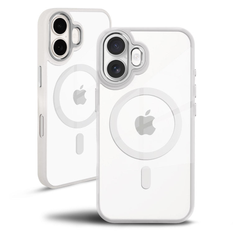 背面クリアケース｜【MagSafe対応】トレンドくすみカラーiPhoneケース[iPhone16/15/14/13シリーズ]