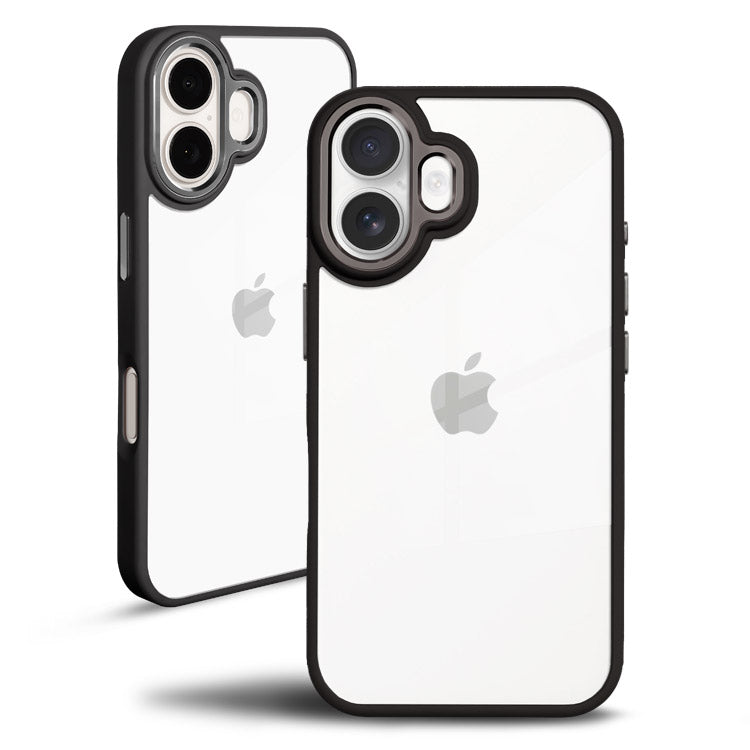 くすみカラー背面クリアケース｜シンプル耐衝撃スマホケース[iPhone16/15/14/13シリーズ]