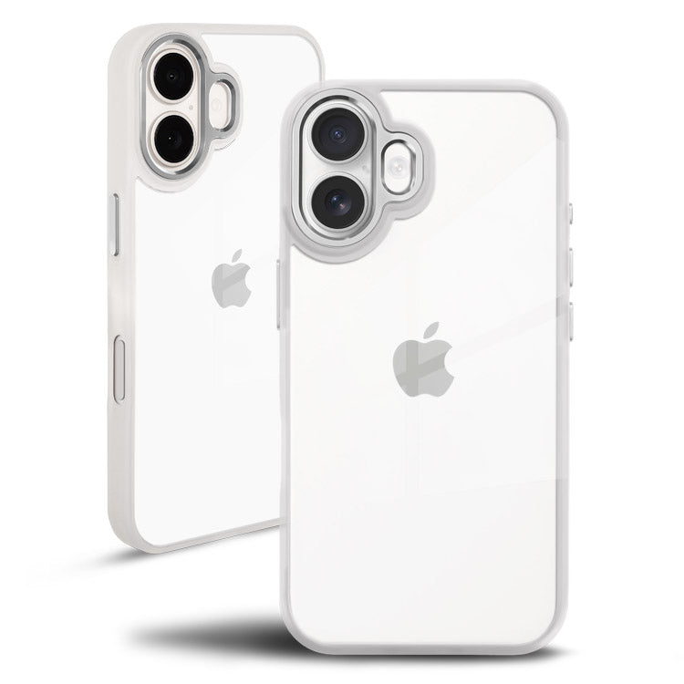 くすみカラー背面クリアケース｜シンプル耐衝撃スマホケース[iPhone16/15/14/13シリーズ]