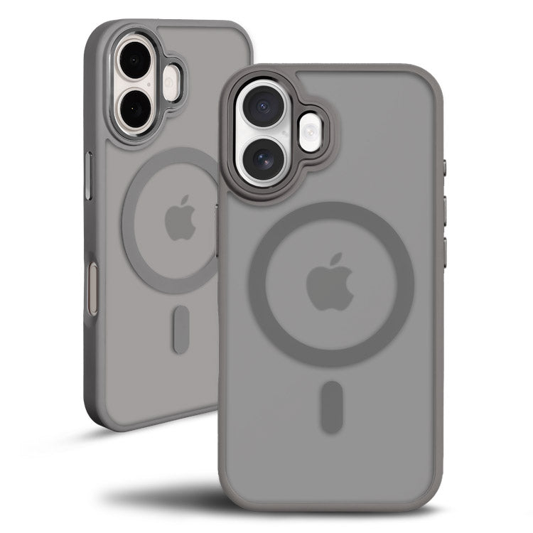 【Magsafe対応】背面マットiPhoneケース｜耐衝撃仕様・人気のくすみカラー[iPhone16/15/14/13シリーズ]