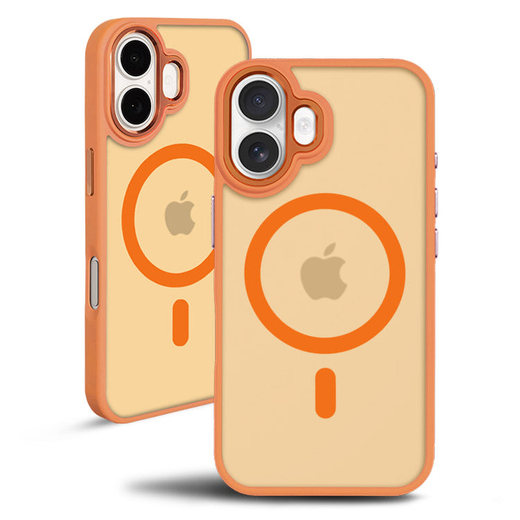 【Magsafe対応】背面マットiPhoneケース｜耐衝撃仕様・人気のくすみカラー[iPhone17/16/15/14/13シリーズ]