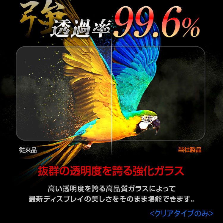 日本製強化ガラスフィルム【クリア】