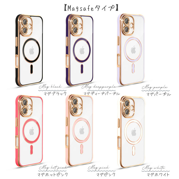 【リングセット選択可】MagSafe対応｜ 上品で大人かわいい iPhoneケース[iPhone16/15/14/13シリーズ]