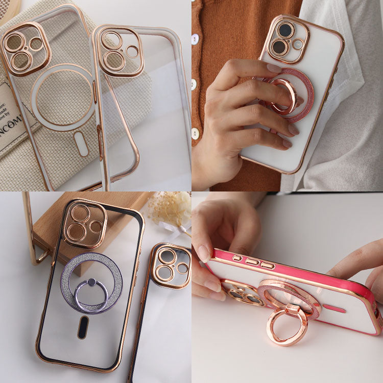 透明愛好家　リングセット リングセット選択可】MagSafe対応｜ 上品で大人かわいい iPhone