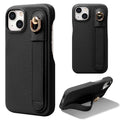 【ショルダーストラッププレゼント】【背面ベルト付き】本革風レザーiPhoneケース｜大人くすみカラー全8色・スタンド＆落下防止ベルト付き