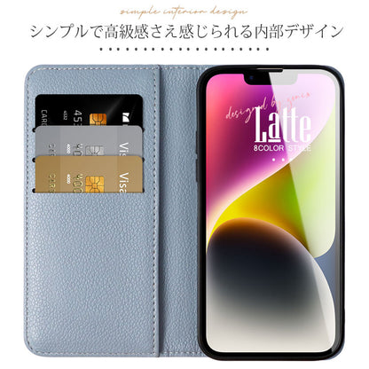 くすみカラー手帳型iPhoneケース[iPhone14/13/12/11/SEシリーズ]