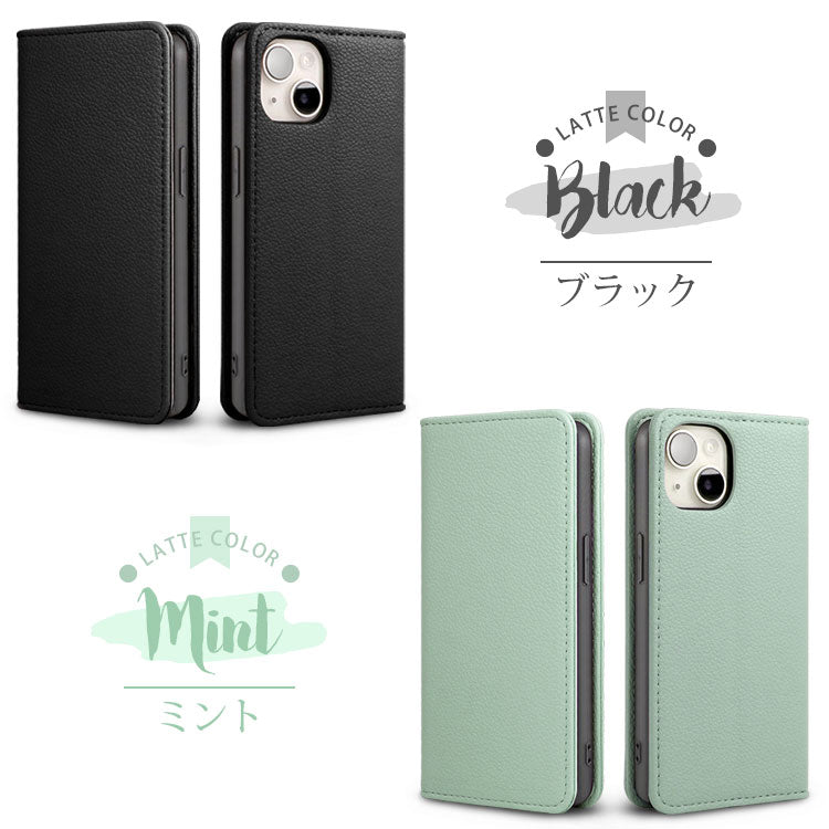 最新iPhone17シリーズ対応！ /シンプル｜くすみカラー｜【定番】手帳型
