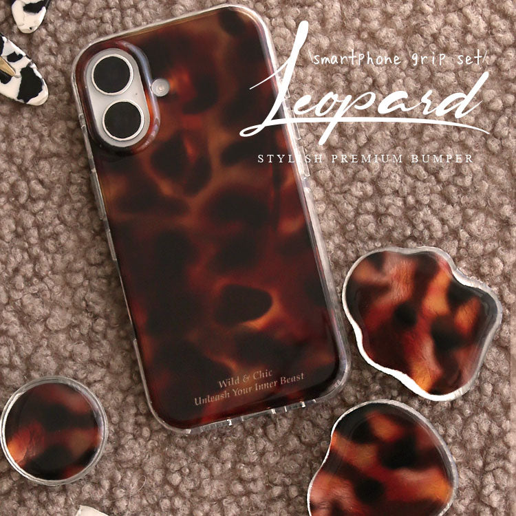 【選べる スマホグリップ付き ショルダーストラップ付き】マーブル柄｜バンパー型 iPhoneケース