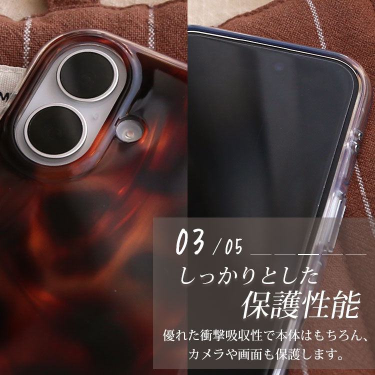 【選べる スマホグリップ付き ショルダーストラップ付き】マーブル柄｜バンパー型 iPhoneケース