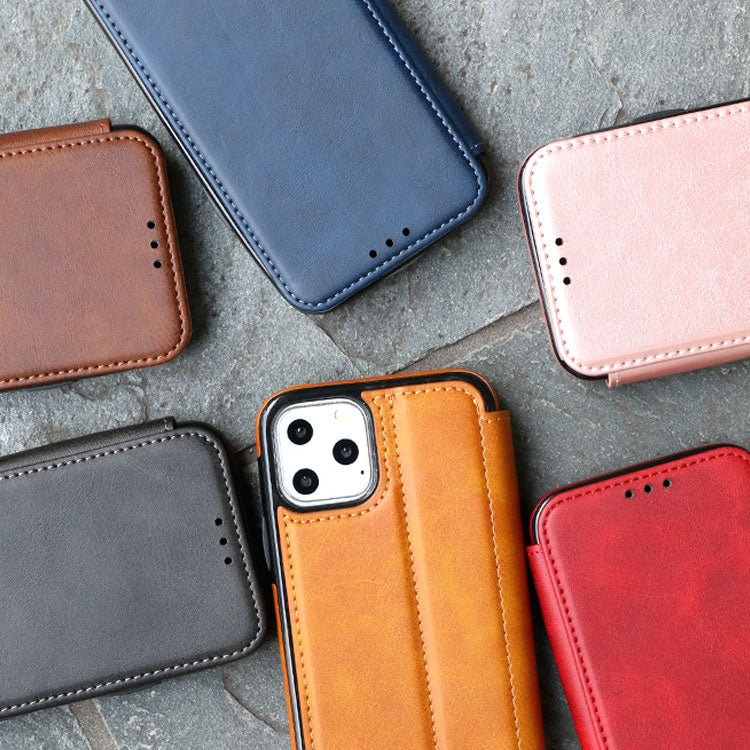 マグネット搭載手帳型iPhoneケース[iPhone16/15/14シリーズ]