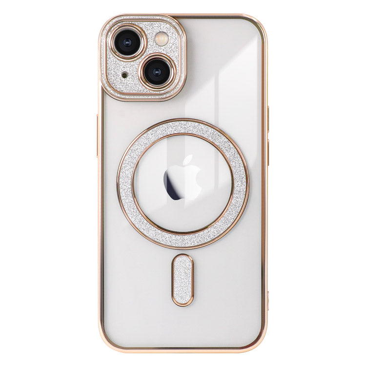 【ショルダーストラッププレゼント】MagSafe対応キラキラiPhoneケース