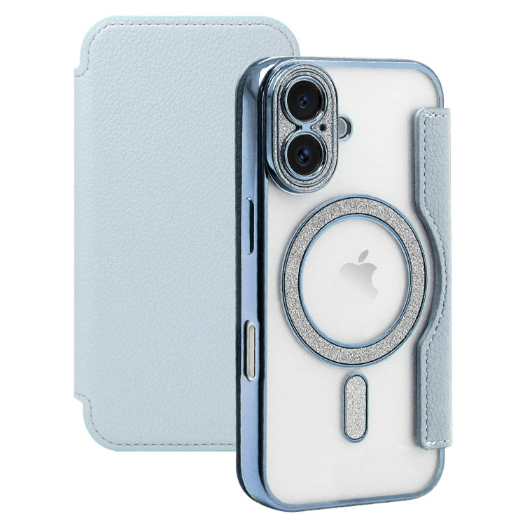 Magsafe対応手帳型iPhoneケース｜くすみカラー×カード収納付き（全6色）