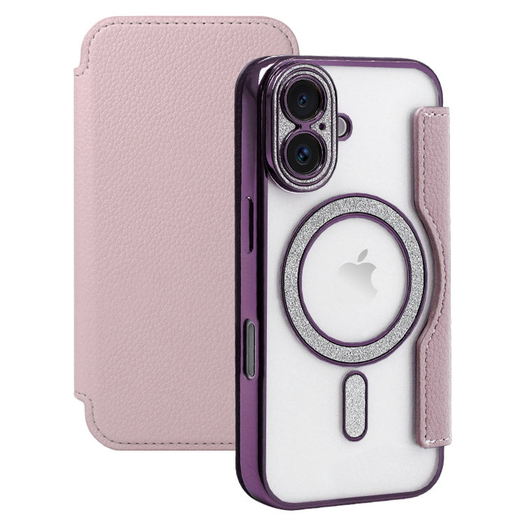 Magsafe対応手帳型iPhoneケース｜くすみカラー×カード収納付き（全6色）