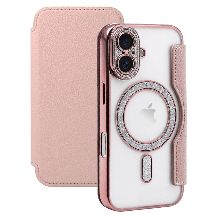 Magsafe対応手帳型iPhoneケース｜くすみカラー×カード収納付き（全6色）