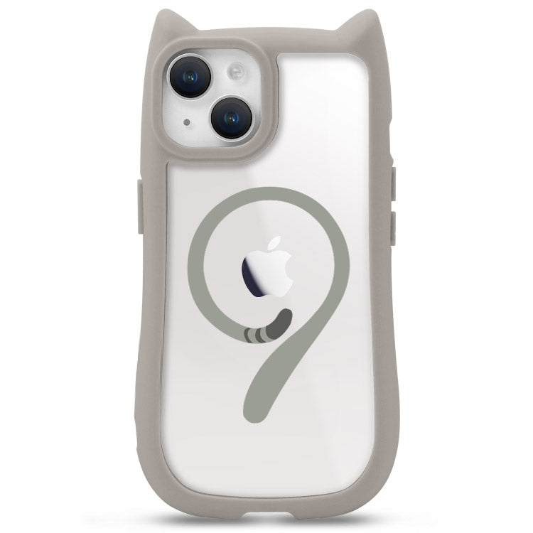Magsafeリング付きネコミミiPhoneケース[iPhone16シリーズ]