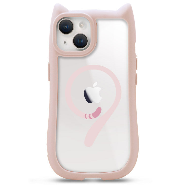 Magsafeリング付きネコミミiPhoneケース[iPhone16シリーズ]