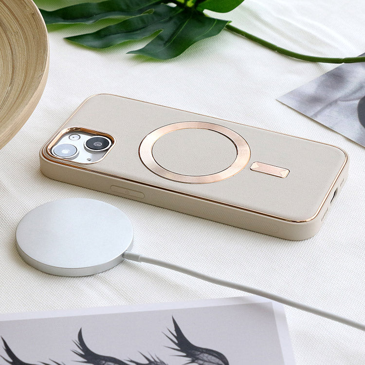 【ショルダーストラッププレゼント】MagSafe対応PUレザーiPhoneケース [iPhone15/14シリーズ]