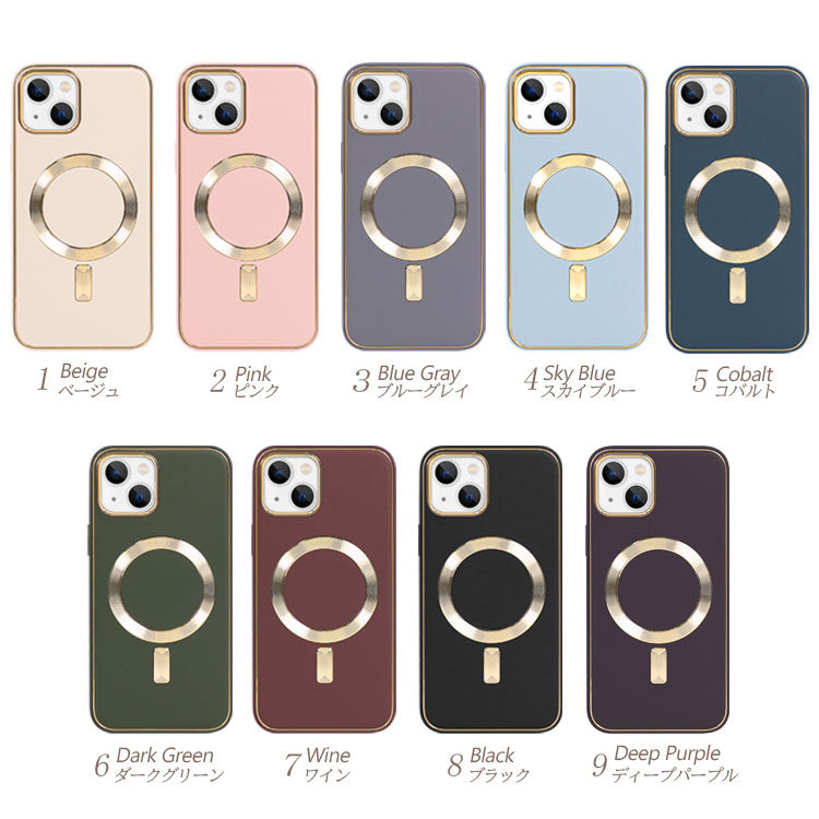 【ショルダーストラッププレゼント】MagSafe対応PUレザーiPhoneケース [iPhone16シリーズ]