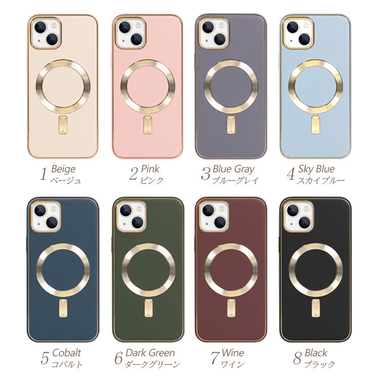 【ショルダーストラッププレゼント】MagSafe対応PUレザーiPhoneケース [iPhone13/12/11シリーズ]