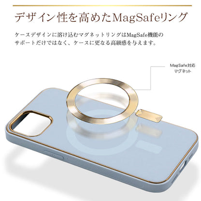 MagSafe対応PUレザーiPhoneケース [iPhone16シリーズ]