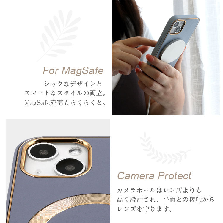 MagSafe対応PUレザーiPhoneケース [iPhone16シリーズ]