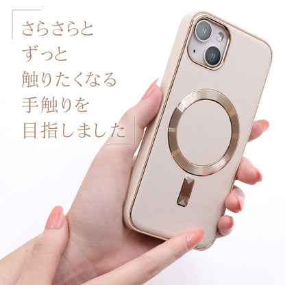 MagSafe対応PUレザーiPhoneケース [iPhone13/12/11シリーズ]