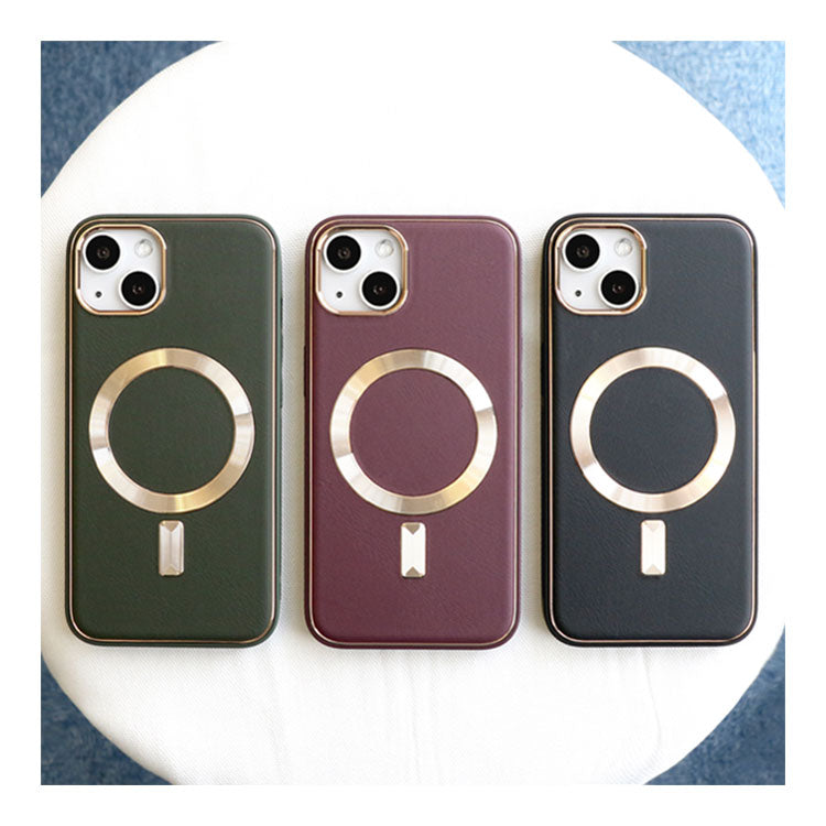 【ショルダーストラッププレゼント】MagSafe対応PUレザーiPhoneケース [iPhone16シリーズ]