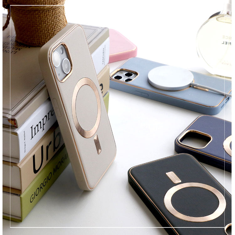 【ショルダーストラッププレゼント】MagSafe対応PUレザーiPhoneケース [iPhone16シリーズ]