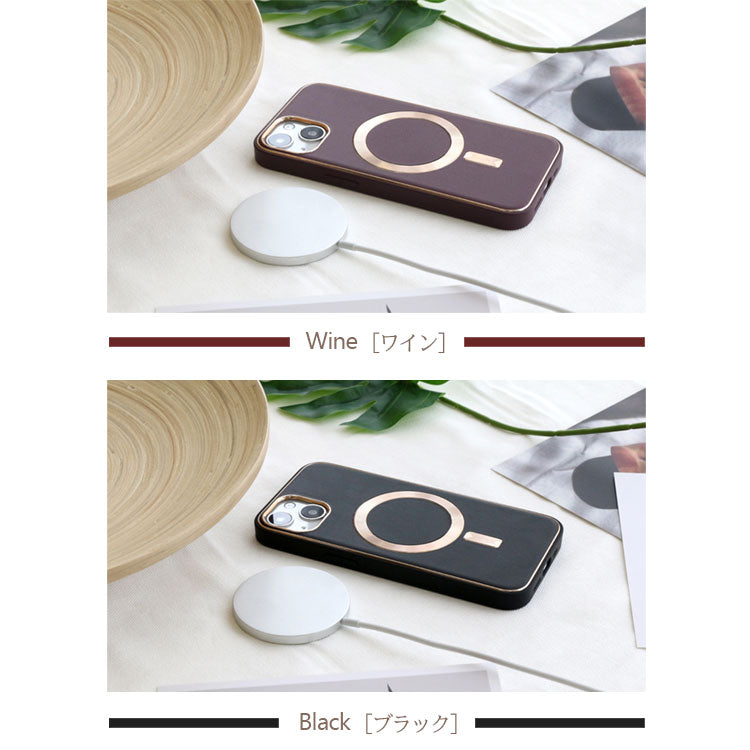 【ショルダーストラッププレゼント】MagSafe対応PUレザーiPhoneケース [iPhone16シリーズ]