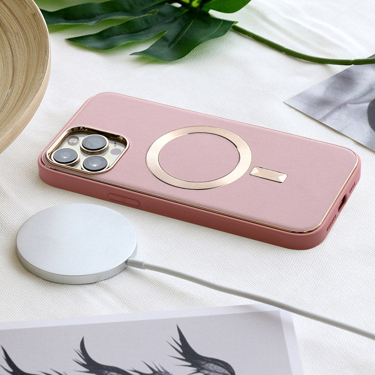 【ショルダーストラッププレゼント】MagSafe対応PUレザーiPhoneケース [iPhone15/14シリーズ]