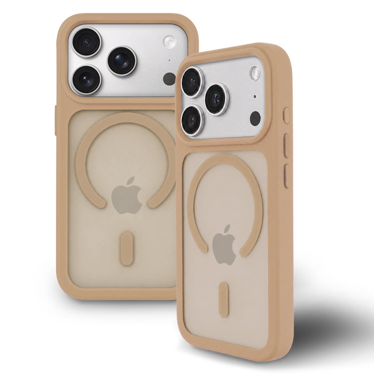 MagSafe対応 iPhone17 ケース 半透明 マット 手触り 指紋防止 耐衝撃 シンプル 高級感 おしゃれ